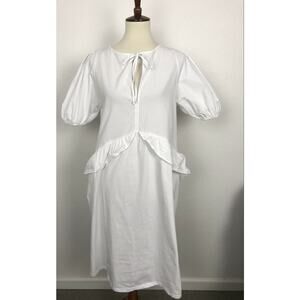 Zara Pullover Cotton Stretch A-Line Midi Dress